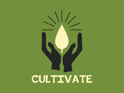 Cultivate Logo church folk icon logomark minimal ministry modernist symbol