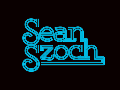 Sean Szoch Mark custom type logo music ohio rock singer songwriter trademark typeface typography