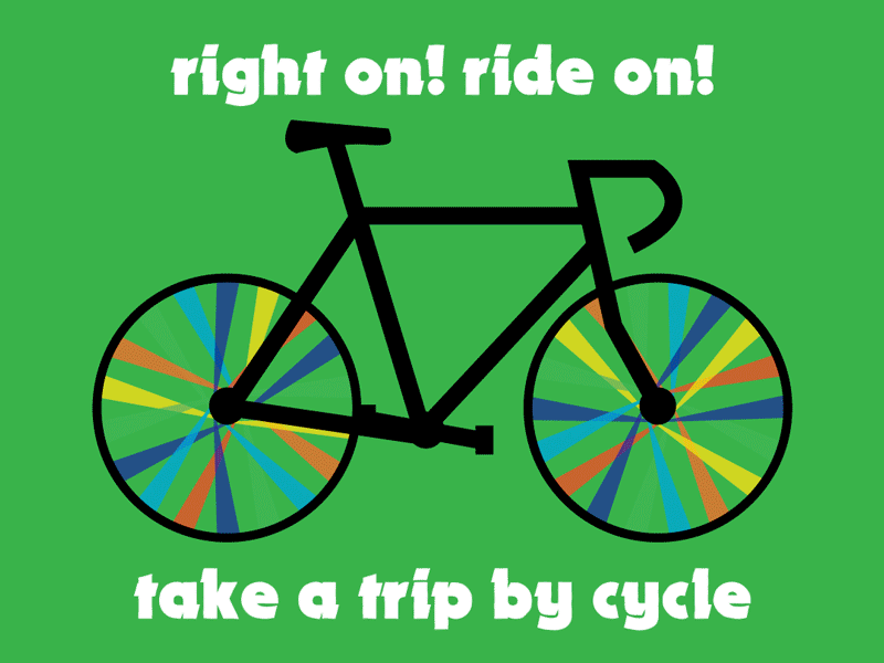 by cycle