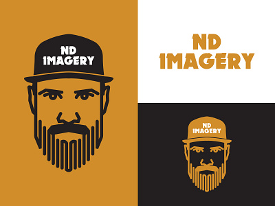 ND Imagery beard brand columbus face logo monoline ohio photography