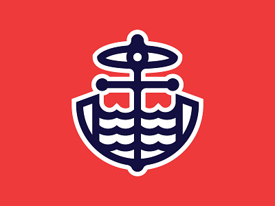 Anchor Eye anchor branding crest geometric icon logo mark sea simple symbol