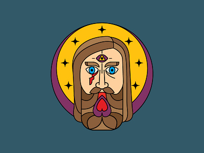 Good Friday / Prince of Peace 2d design easter flat icon illustration jesus monoweight ui web