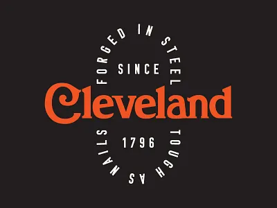 Livin' In Sin With A Safety Pin, Cleveland Rocks apparel cleveland design flat icon industrial logo type typeface typography