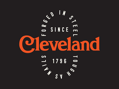 Livin' In Sin With A Safety Pin, Cleveland Rocks apparel cleveland design flat icon industrial logo type typeface typography