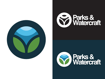 ODNR Parks & Watercraft Fake Rebrand flat graphic icon identity illustration logo natural outdoors system trademark