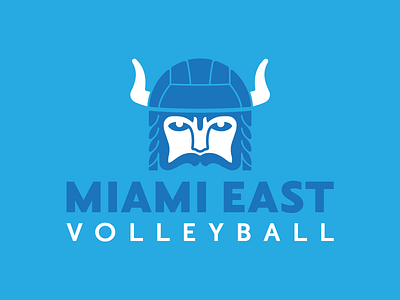 Vikings Volleyball design graphic illustration logo mascot sports trademark viking volleyball