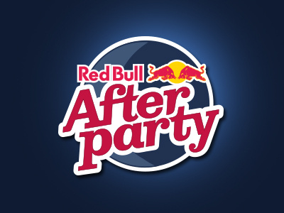 Logo Concept for Redbull Afterparty concept icon logo party redbull