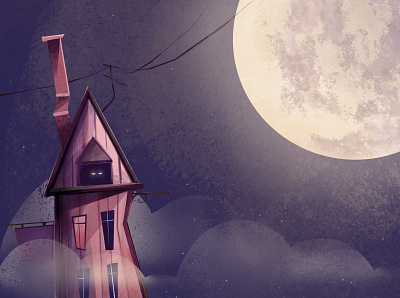 Moonlight graphic design illustration moonlight texture