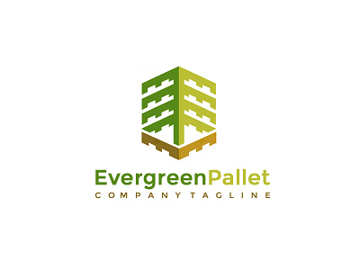 Evergreen Pallet Logo branding design graphic design logo