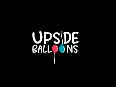 Upside Balloons Logo branding design graphic design illustration logo