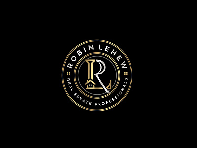 Robin Lehew Real Estate Professional Logo branding design graphic design illustration logo typography vector
