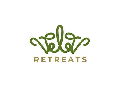 Vela Retreats Logo Concept branding design graphic design illustration logo typography