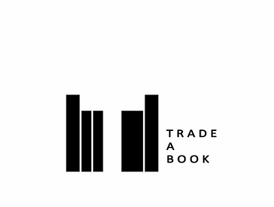 Trade A Book - Negative Space logo