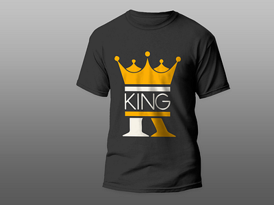 KING T-Shirt Design. crown design fashion gift gift idea graphic design king retro sayings t shirt t shirt design unique vintage