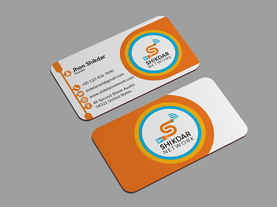 Shikdar Network Business Card Design