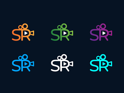 SR ENTERTAINMENT LOGO DESIGN