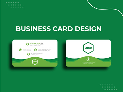 Business Card Design. branding business business card company corporate corporate identity design graphic design logo modern trending unique