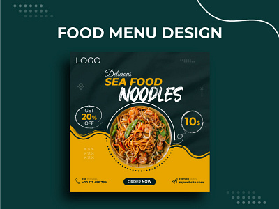 Food Menu Design. cover design digital post food post postcard restaurant menu social media post trending