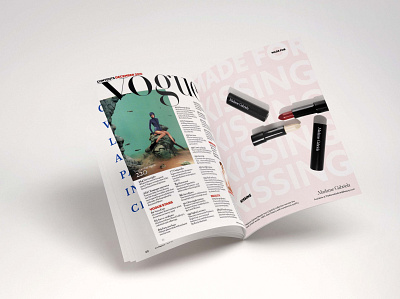 Madame Gabriela Vogue Ad ads branding graphic design