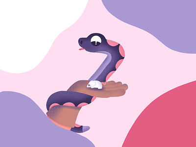 S is for zookeeper 36daysoftype arm cute glove han mouse snake typography z zoo zoo keeper