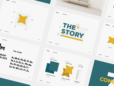 The Story brand book branding design graphic design logo