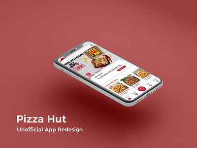 Pizza Hut - Unofficial App Redesign app app design application design pizza ui ux uxui