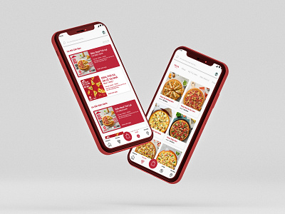 Pizza Hut - Unofficial App Redesign app design application design pizza ui ux uxui