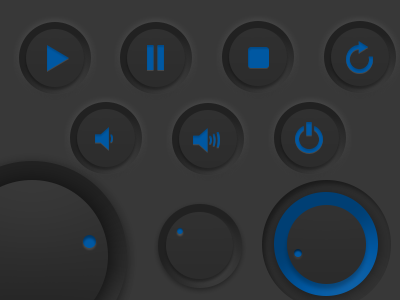 Media Button UI