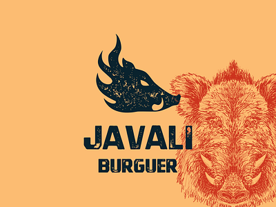 Javali Burguer boar brand brand identity branding burguer flame flame logo food graphicdesigner hamburg hamburger hambúrguer icon javali logo logotype vector