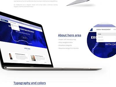 Marorka corporation design landing page see services ui design ux design water website wordpress