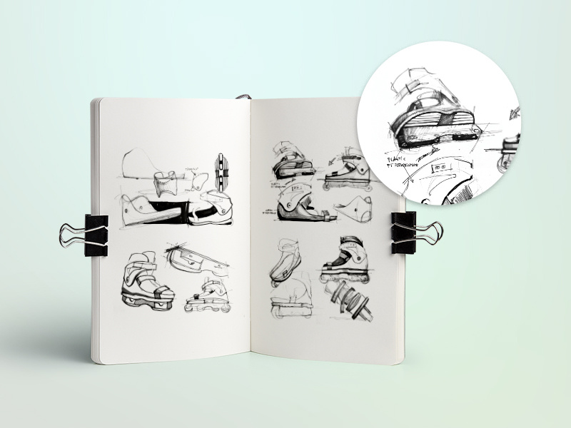 Rollerblade sketches 2