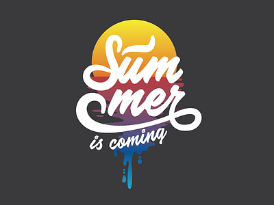 Summer Tee Dribbble by Ramon Sandino on Dribbble