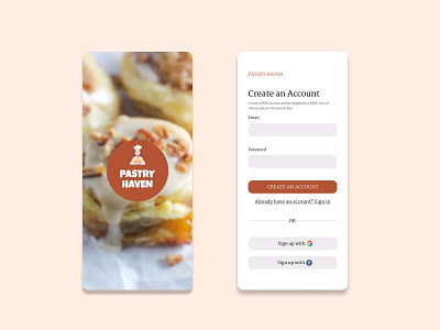 SIGN UP SCREEN design signuppage ui ux