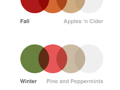 Seasonal Color Schemes color scheme