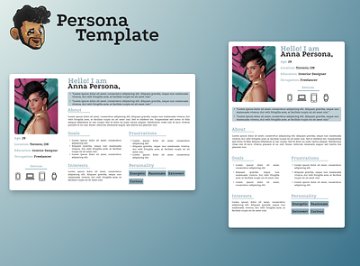 User Persona Template [Free Template] design figma free free tempalte graphic design persona persona template template ui user persona