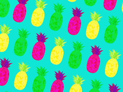 pineapple pineapple pineapple color geometric neon pattern pineapple