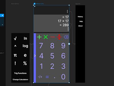 Daily UI 004 - Calculator app calculator dailyui dailyuichallenge design framer ui ux