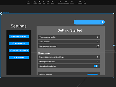 Daily UI 007 - Settings