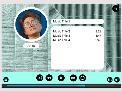 Daily UI 009 - Music Player