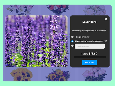 Daily UI 030 - Pricing dailyui dailyuichallenge design flowers framer pricing ui ux