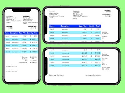 Daily UI 046 - Invoice dailyui dailyuichallenge design framer invoice ui ux