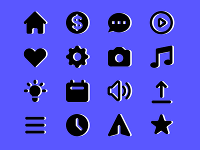 Daily UI 055 - Icon Set