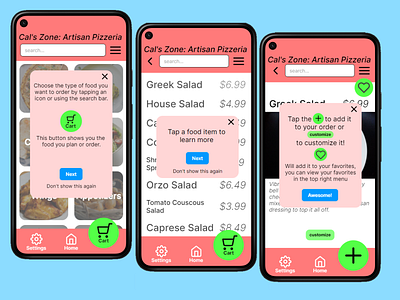 Daily UI 095 - Product Tour app dailyui dailyuichallenge design favorites food order framer menu ui ux