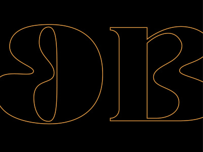 It says October 36 days of type b black blackletter characters design illustrator lettering line lineart o october typography vector