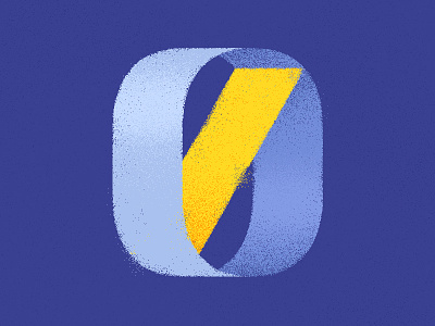 Zero 0 36 days of type blue design flat illustration illustrator number texture type typography vector zero