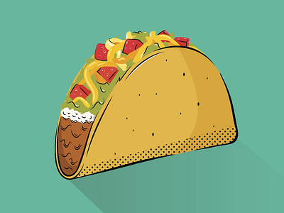 Taco illustration taco