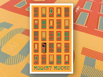 Modest Mouse Poster band poster illustration modest mouse poster texture