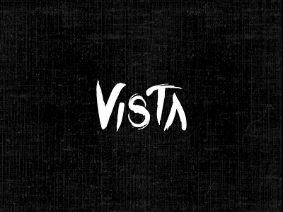 VISTA band lettering logo mark music texture