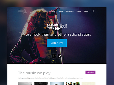 Station homepage templates