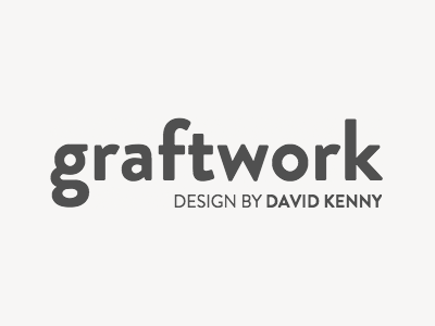graftwork brandon grotesque holding logo mono splash page